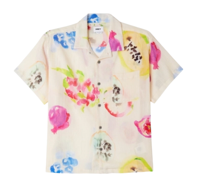 Chemise Obey Men Soft Fruits Woven Blush multi