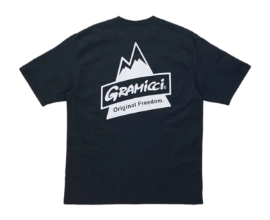 T-Shirt Gramicci Unisex Peak Tee Vintage Black