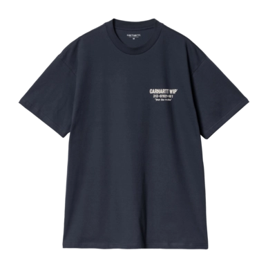 T-Shirt Carhartt WIP Unisex S/S Less Troubles T-Shirt Blue / Wax 24