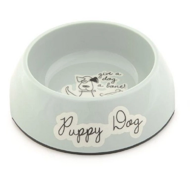 Voer- Of Drinkbak Beeztees Puppy Dog Melamine Groen