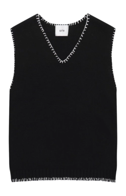 Vest Arte Antwerp Men Karl Stitching Navy