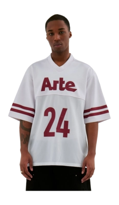 Shirt Arte Antwerp Men Shaquille White/Bordeaux
