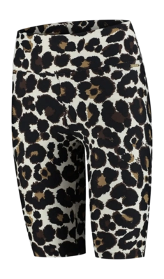 Shorts Deblon Women Classic Shorts Leopard Offwhite