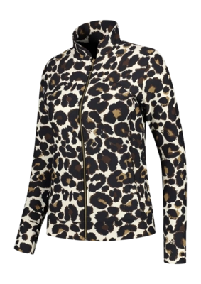 Vest Deblon Women Classic Vest Leopard Offwhite