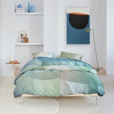 Dekbedovertrek Beddinghouse Dutch Design Prismatic Blue Green Satijn