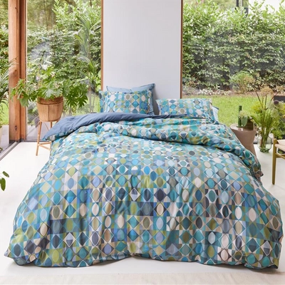 Dekbedovertrek Beddinghouse Sumatra Blue Green Katoen