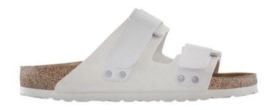 Flip Flops Birkenstock Uji Nubuk/Velours Leather Antique White Narrow