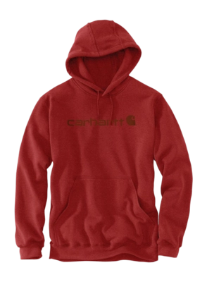 Trui Carhartt Men Signature Logo Sweatshirt Chili Pepper Heather 24