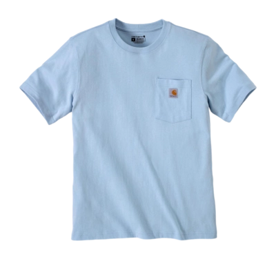 T-Shirt Carhartt Men Workwear Pocket S/S Moonstone