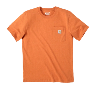 T-Shirt Carhartt Men Workwear Pocket S/S Marmalade Heather