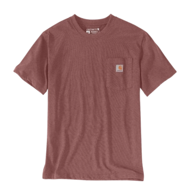 T-Shirt Carhartt Men Workwear Pocket S/S Apple Butter Heather