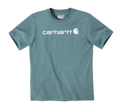 T-Shirt Carhartt Homme Core Logo T-Shirt S/S Sea Pine Heather