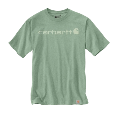 T-Shirt Carhartt Men Core Logo T-Shirt S/S Loden Frost Heather