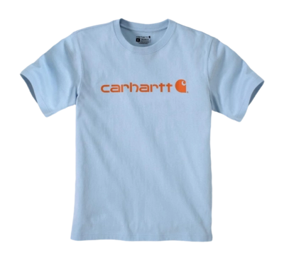 T-Shirt Carhartt Men Core Logo T-Shirt S/S Moonstone