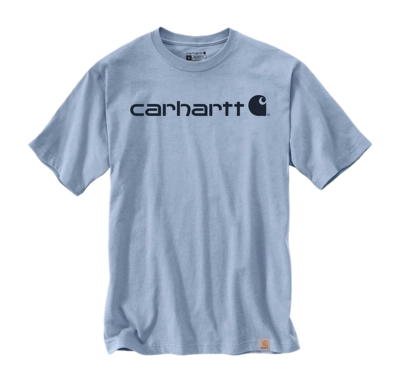 T-Shirt Carhartt Homme Core Logo T-Shirt S/S Fog Blue
