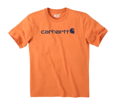 T-Shirt Carhartt Men Core Logo T-Shirt S/S Marmalade Heather