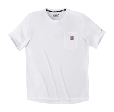 T-Shirt Carhartt Force Flex Pocket Herren White