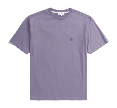 T-Shirt Norse Projects Homme Johannes Organic N Logo T-shirt Dusk Purple