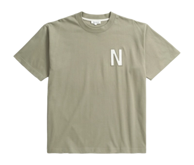 T-Shirt Norse Projects Men Simon Loose Organic Heavy Jersey Large N T-Shirt Clay