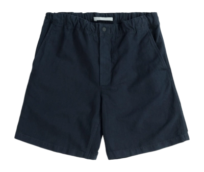 Shorts Norse Projects Homme Ezra Relaxed Coton Lin Short Dark Navy