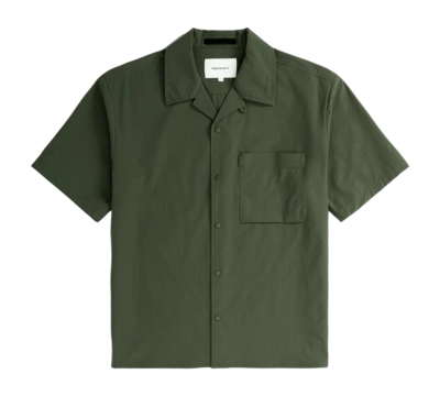 Chemise Norse Projects Homme Carsten Travel Light Shirt Spruce Green