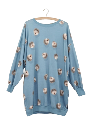 Sweater Dress Snurk Women Hedgy Blue