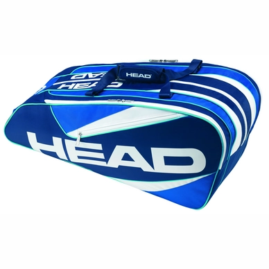 Tennis Bag HEAD Elite 9R Supercombi Blue Blue