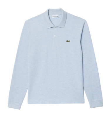 Polo Lacoste Men L1313 Longsleeve Classic Fit Heather Cove