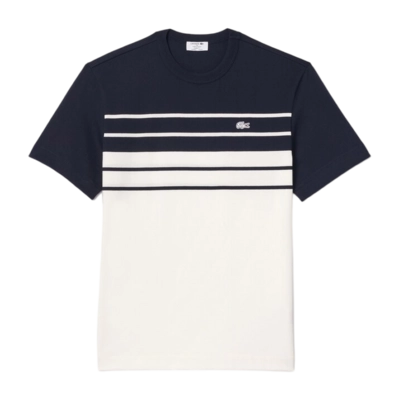 T-Shirt Lacoste Men TH8130 Flour/Abysm