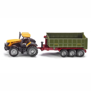 Siku JCB Tractor Met Haakliftaanhanger