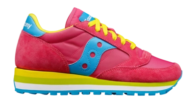 Sneaker Saucony Jazz Triple Damen Pink / Light Blue / Yellow