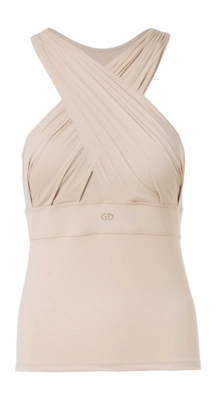 Tanktop Goldbergh Art Damen White Sand