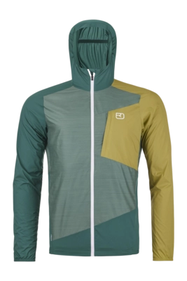 Jacket Ortovox Men Windbreaker Arctic Grey