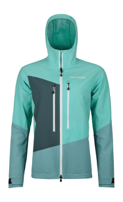 Jas Ortovox Women Westalpen Softshell Ice Waterfall