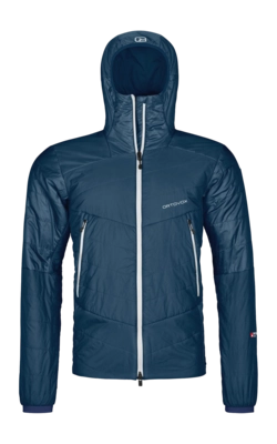 Jacke Ortovox Westalpen Swisswool Herren Deep Ocean