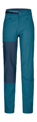 Broek Ortovox Women Brenta Petrol Blue