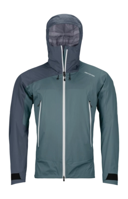 Jacke Ortovox Westalpen 3L Light Herren Arctic Grey