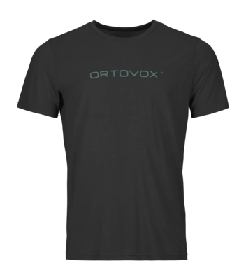 T-Shirt Ortovox 150 Cool Brand Herren Black Raven