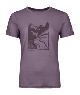 T-Shirt Ortovox Women 120 Cool Tec MTN Cut Wild Berry