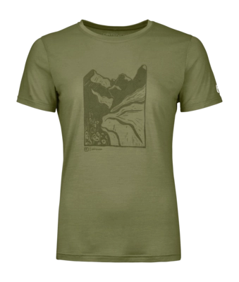 T-Shirt Ortovox Women 120 Cool Tec MTN Cut Wild Herbs