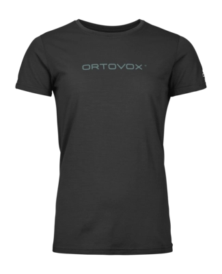 T-Shirt Ortovox Women 150 Cool Brand Black Raven