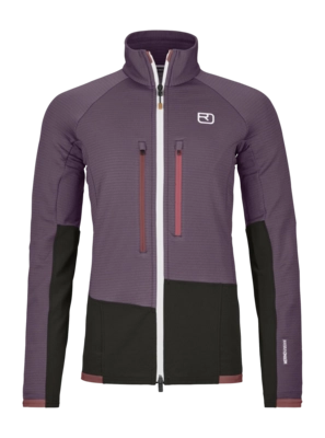 Vest Ortovox Women Fleece Rib Jacket Wild Berry