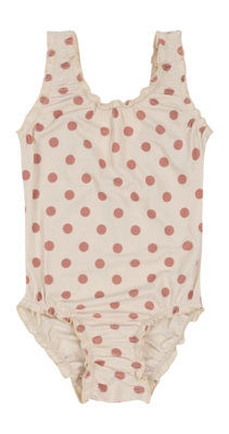 Badpak Konges Sløjd Collette Swimsuit Dot Rose