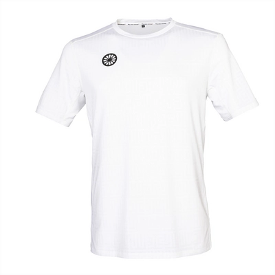 Tennisshirt The Indian Maharadja Men Kadiri Jacquard Mono Tee White