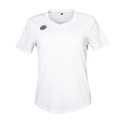Tennisshirt The Indian Maharadja Kadiri Jacquard Mono Tee Damen White