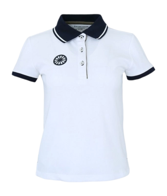 Tennispoloshirt The Indian Maharadja Kadiri Pique Damen White