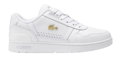 Sneaker Lacoste T-Clip Damen White Gold