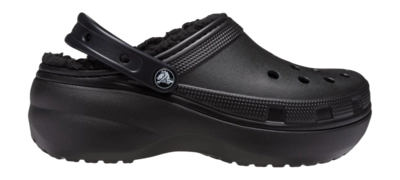 Sandales Crocs Femme Classic Platform Lined Clog Black