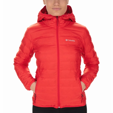 Jas Columbia Women Lake 22 Down Hooded Red Lily