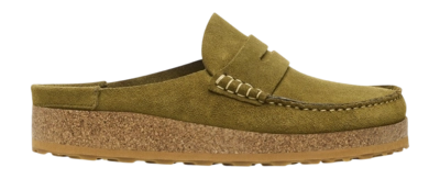 Klomp Birkenstock Men Naples Suede Leather Pine Green